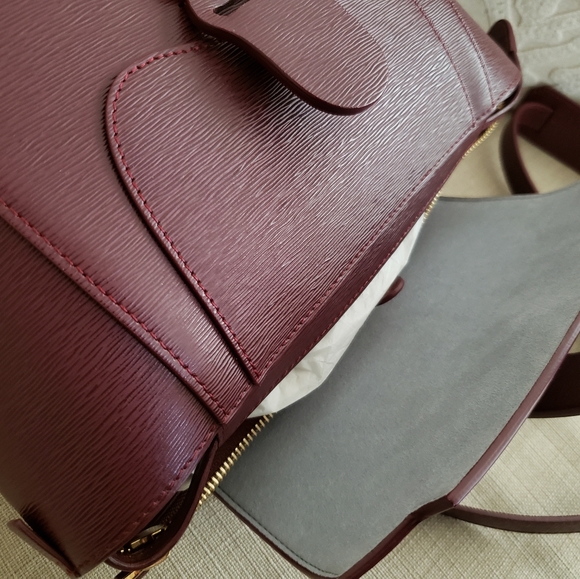 Senreve mini maestra mimosa bag Bordeaux gold hardware brand new with tag - Picture 9 of 13